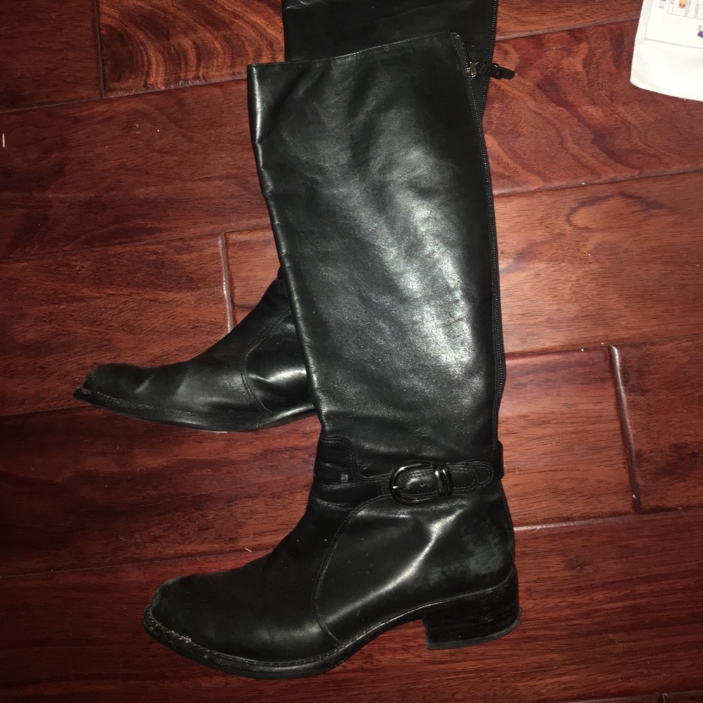 Via spiga leather boots